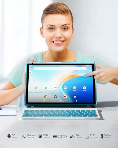 10 inch Android Tablet with Keyboard Case L488814