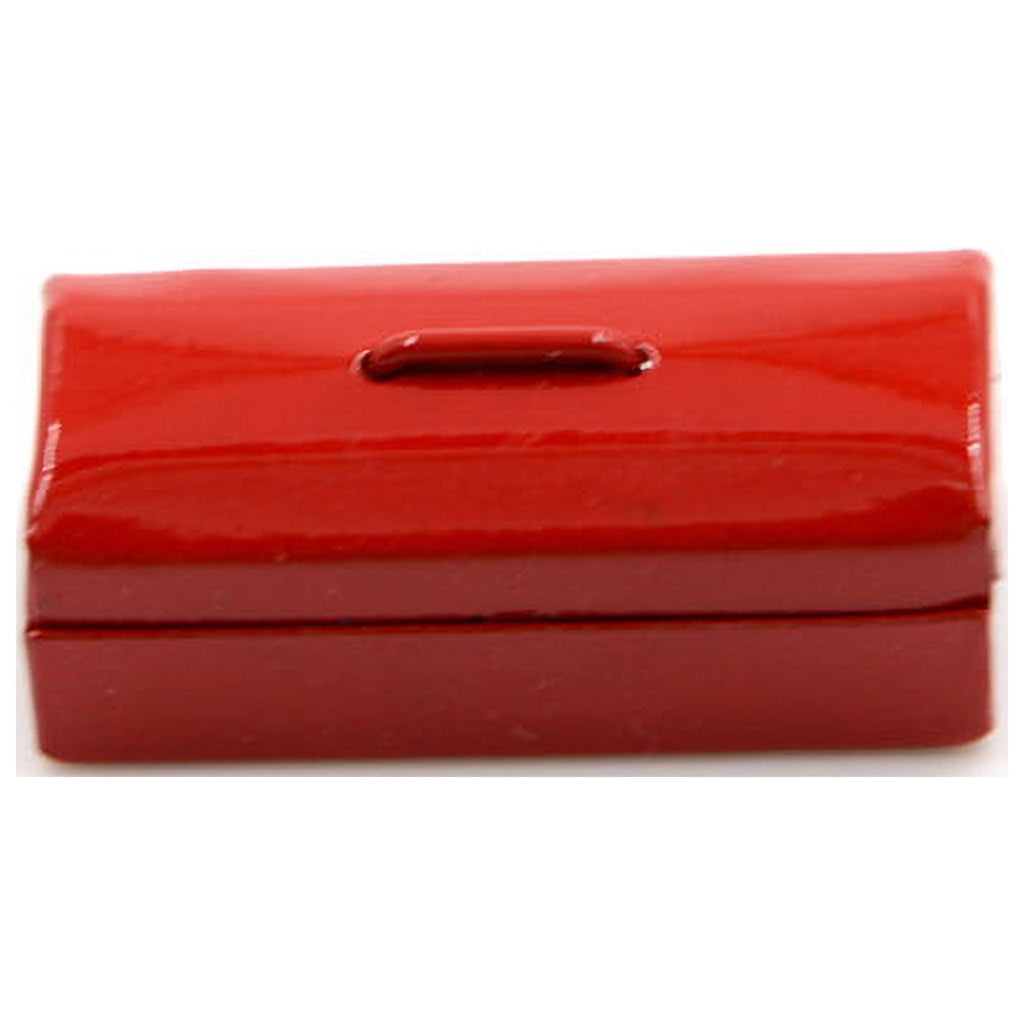 Red/Blue 1:12 Dollhouse Miniature Metal Tool Box X562