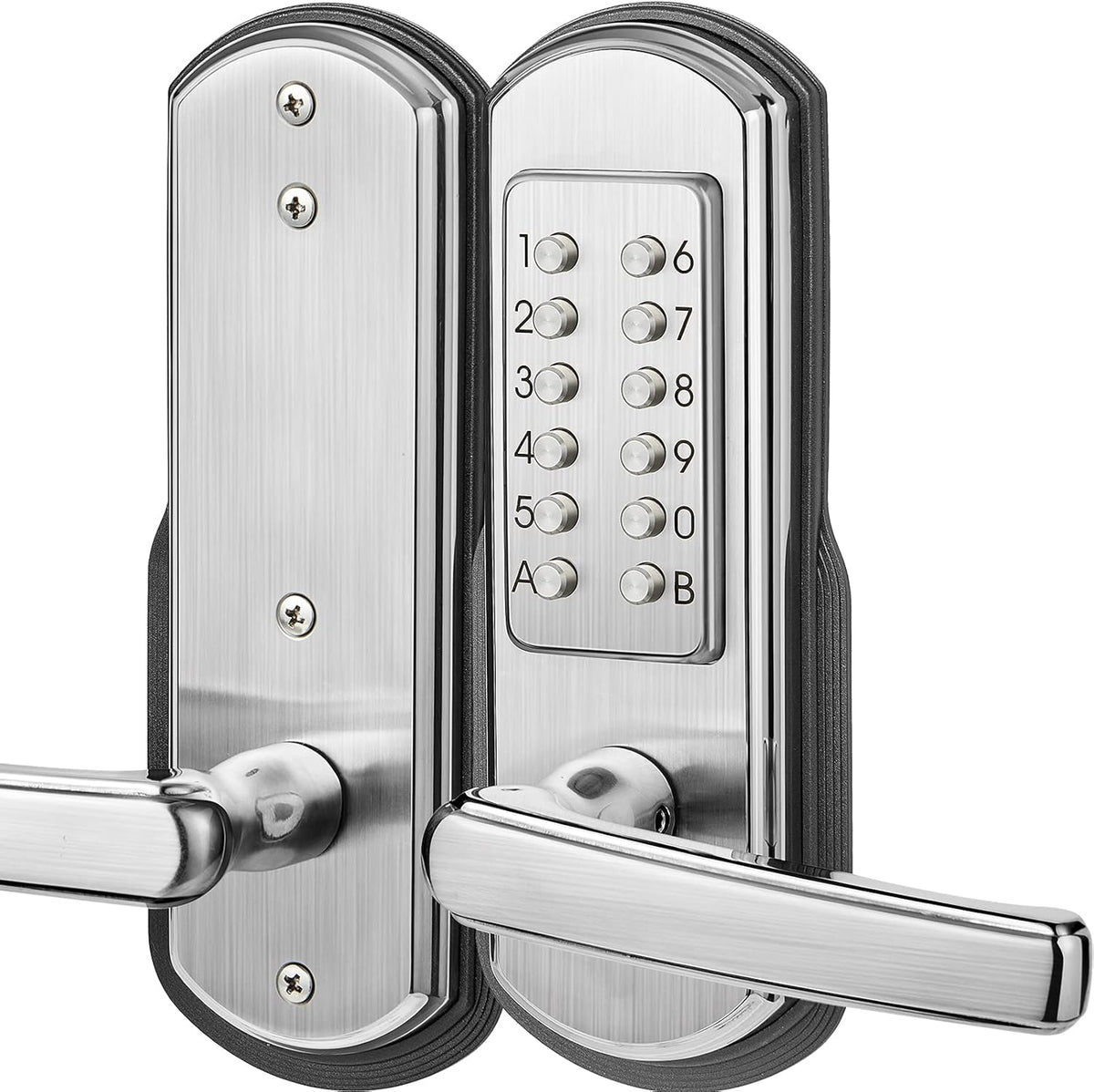 Keypad Door Lock with Handle Stainless Steel A193