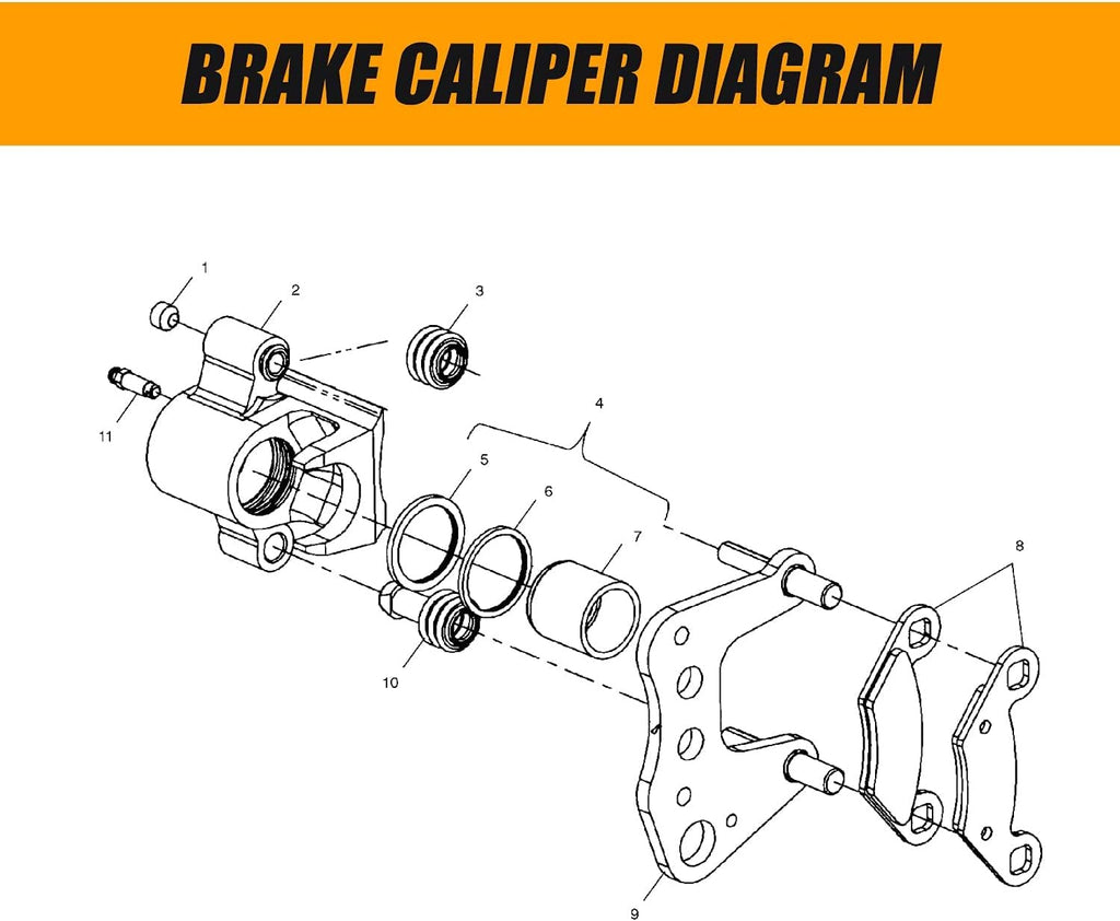 Rear Left & Right Brake Caliper Assembly B2481