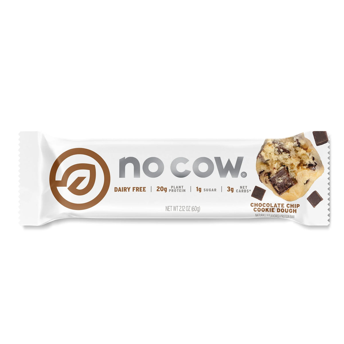 Chocolate Chip Cookie Dough Vegan Protein Bars, Box of 12 E569