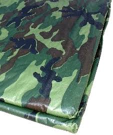 Green Camouflage Tarp E1640