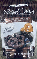 Dark Chocolate Crunch Pretzel Crisps 18 oz Bag Z40672