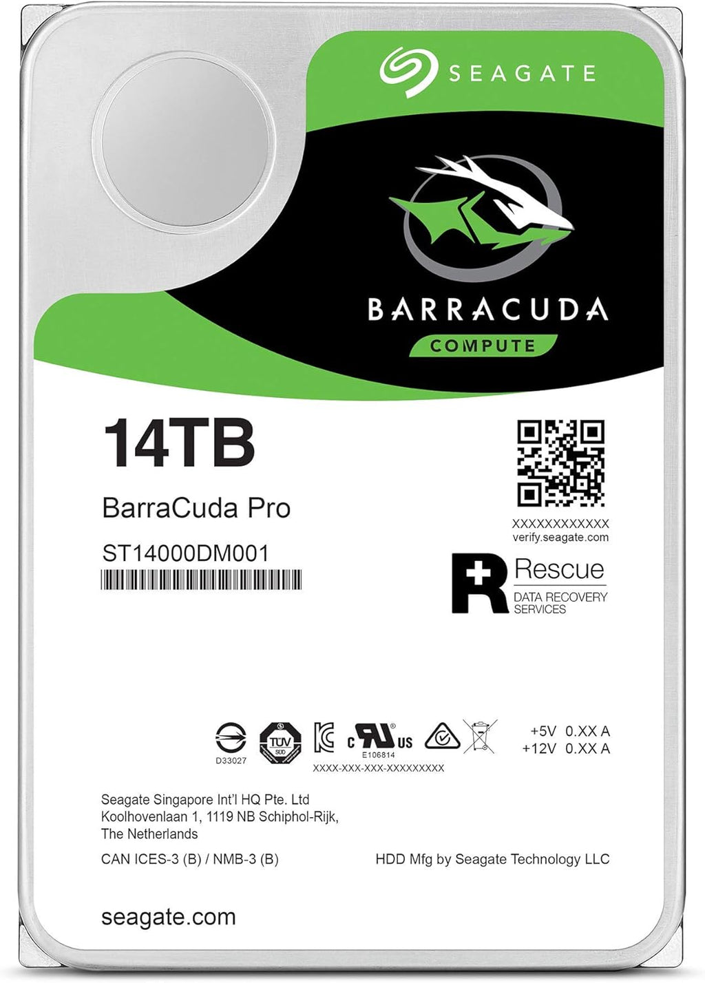 14TB 3.5 Inch SATA Internal Hard Drive G9621