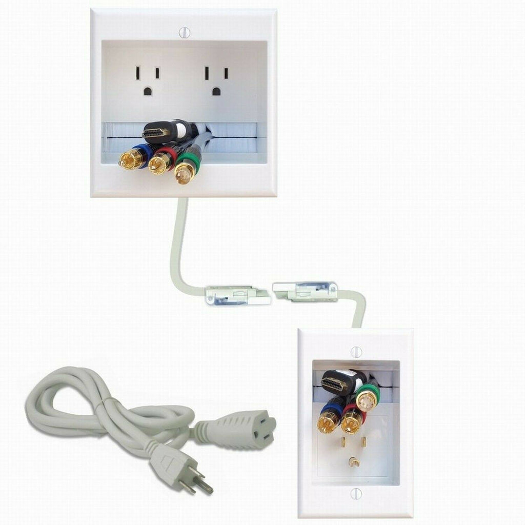 Recessed In-Wall Cable Management S34150