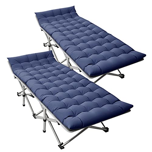 Extra Wide Heavy Duty Folding Camping Cot with Carry Bag Z3798