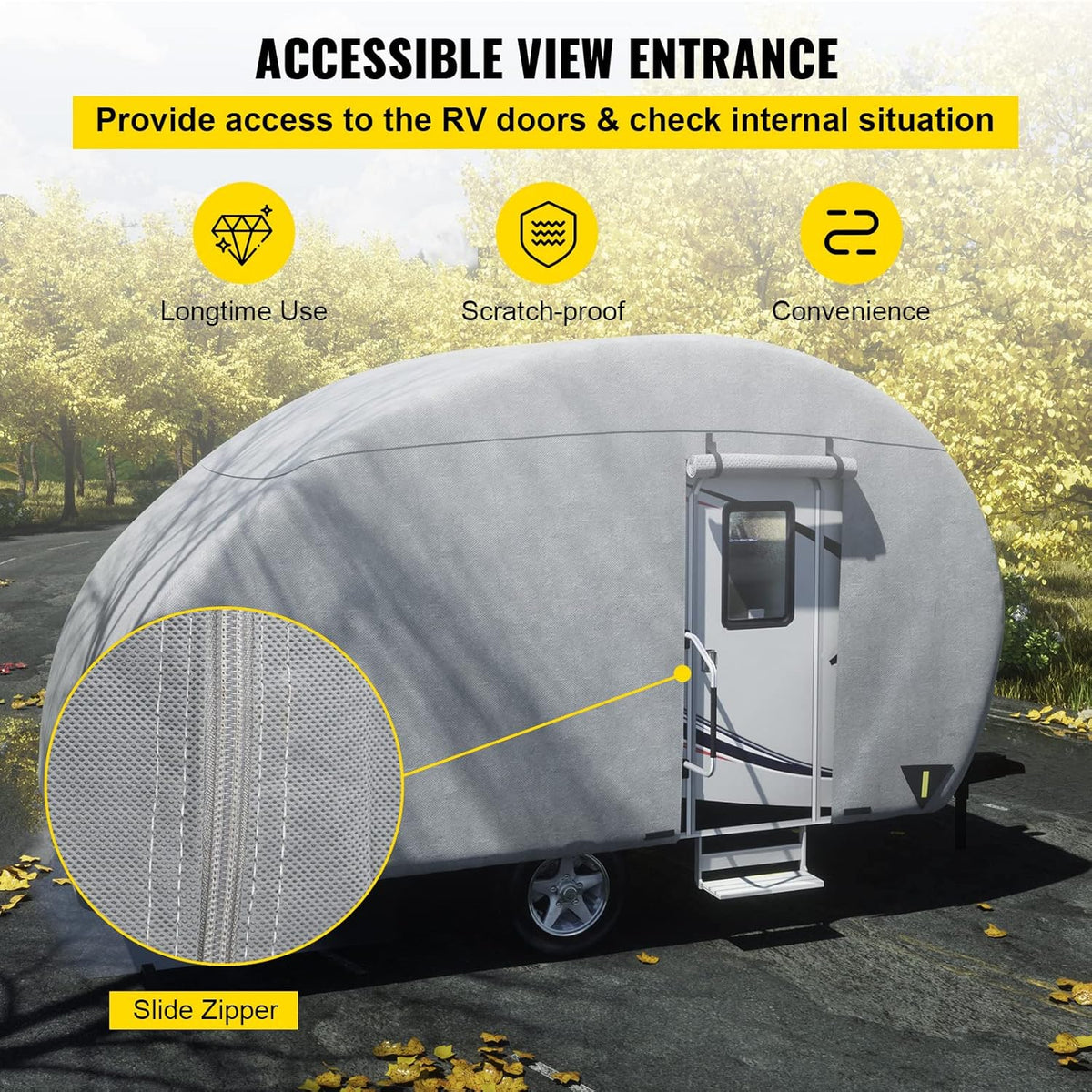 Teardrop Trailer Cover for 16' - 18' Trailers C5152