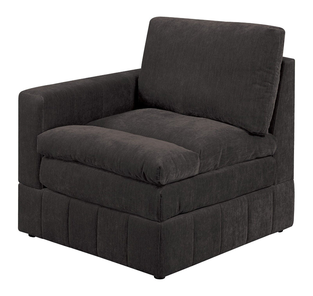 5pc Modular Fabric Sofa Set with Ottoman W431