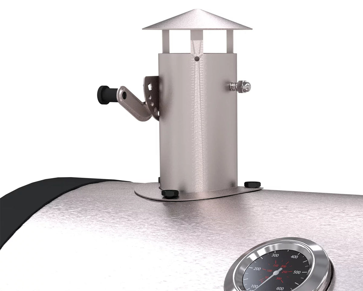Stainless Heavy-Duty Charcoal Grill with Wheels E75333
