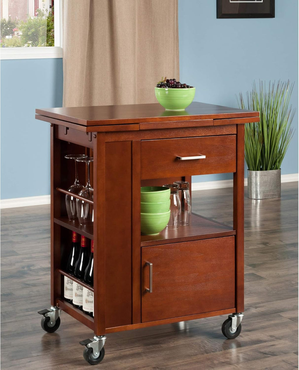 Walnut Kitchen Cart S181