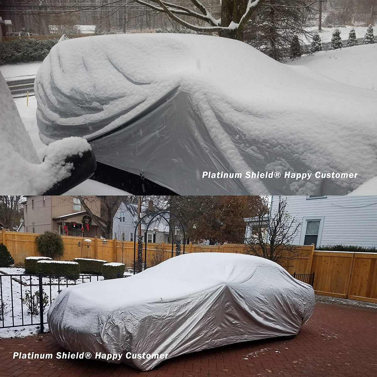 Weatherproof Car Cover with Fleece Lining D11336