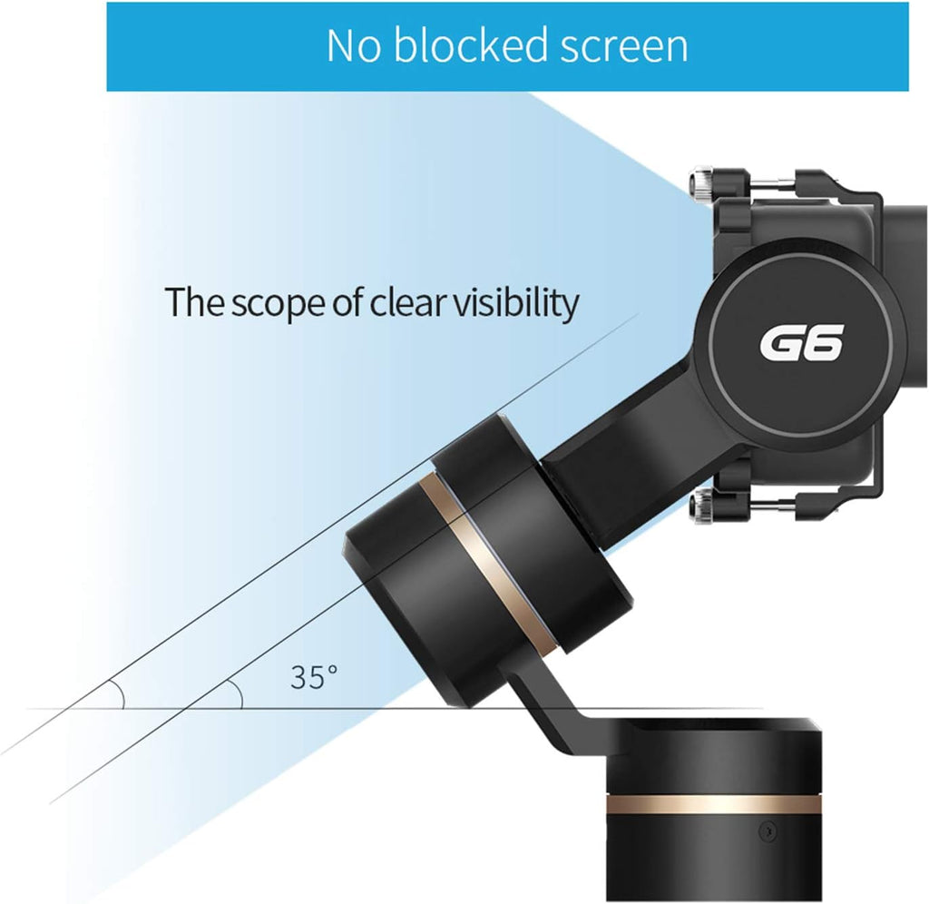 3-Axis Gimbal Stabilizer Telescoping Handheld for Action Camera with Mini Tripod N13019