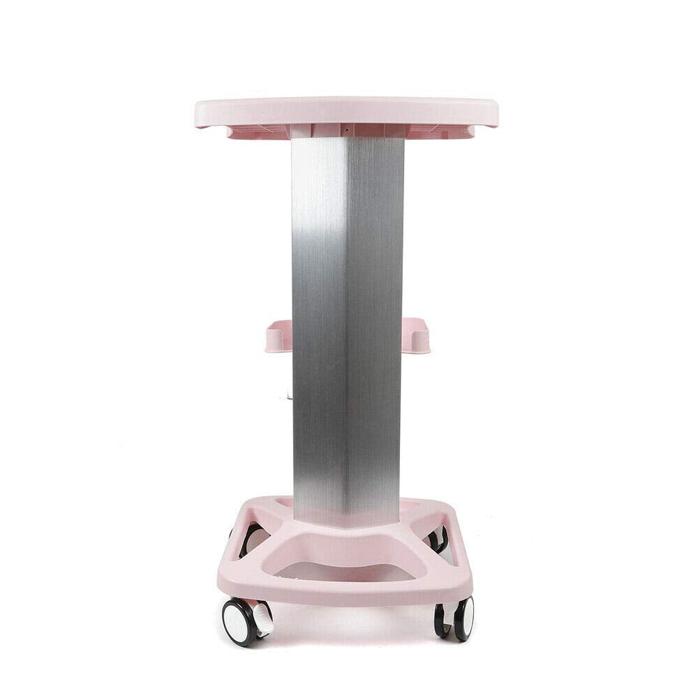 Pink Metal + ABS Rolling Trolley Cart C93476