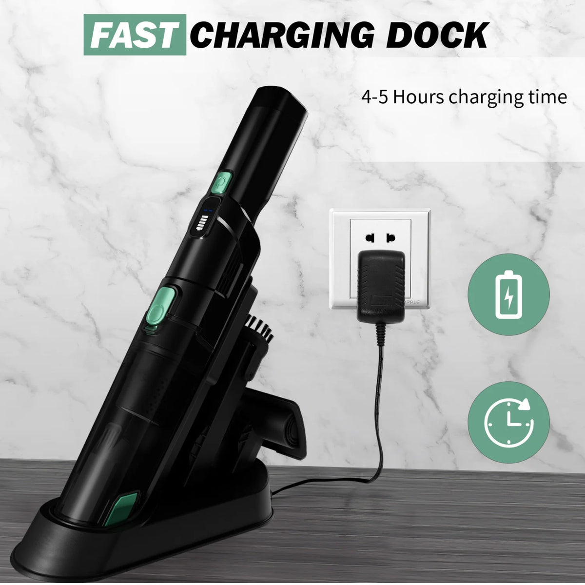 Handheld Cordless Vacuum with 15KPA Suction L76142