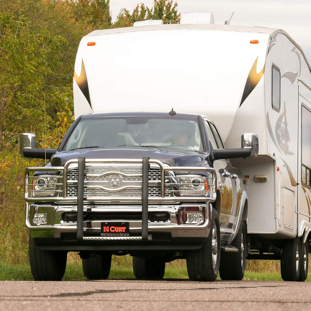 Gloss Black 5th Wheel Hitch Rails F1110