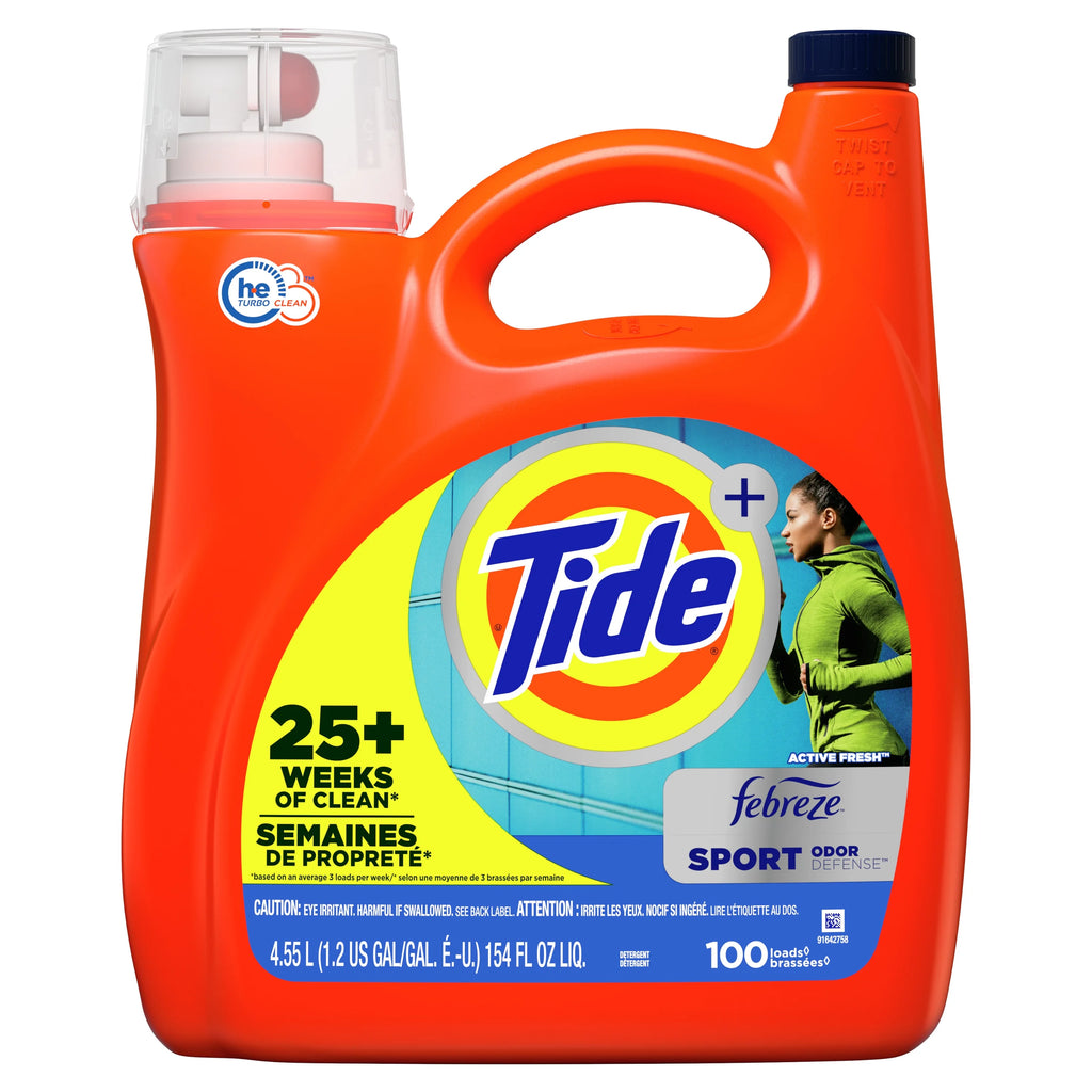 Tide Liquid Laundry Detergent, 154 fl oz, 100 Loads O714