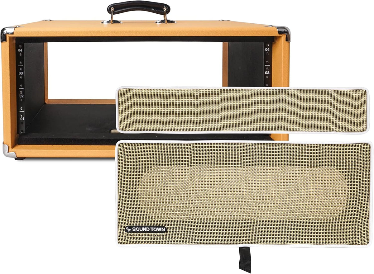2U Amp Rack Case, 12.5 Depth, Black I146510