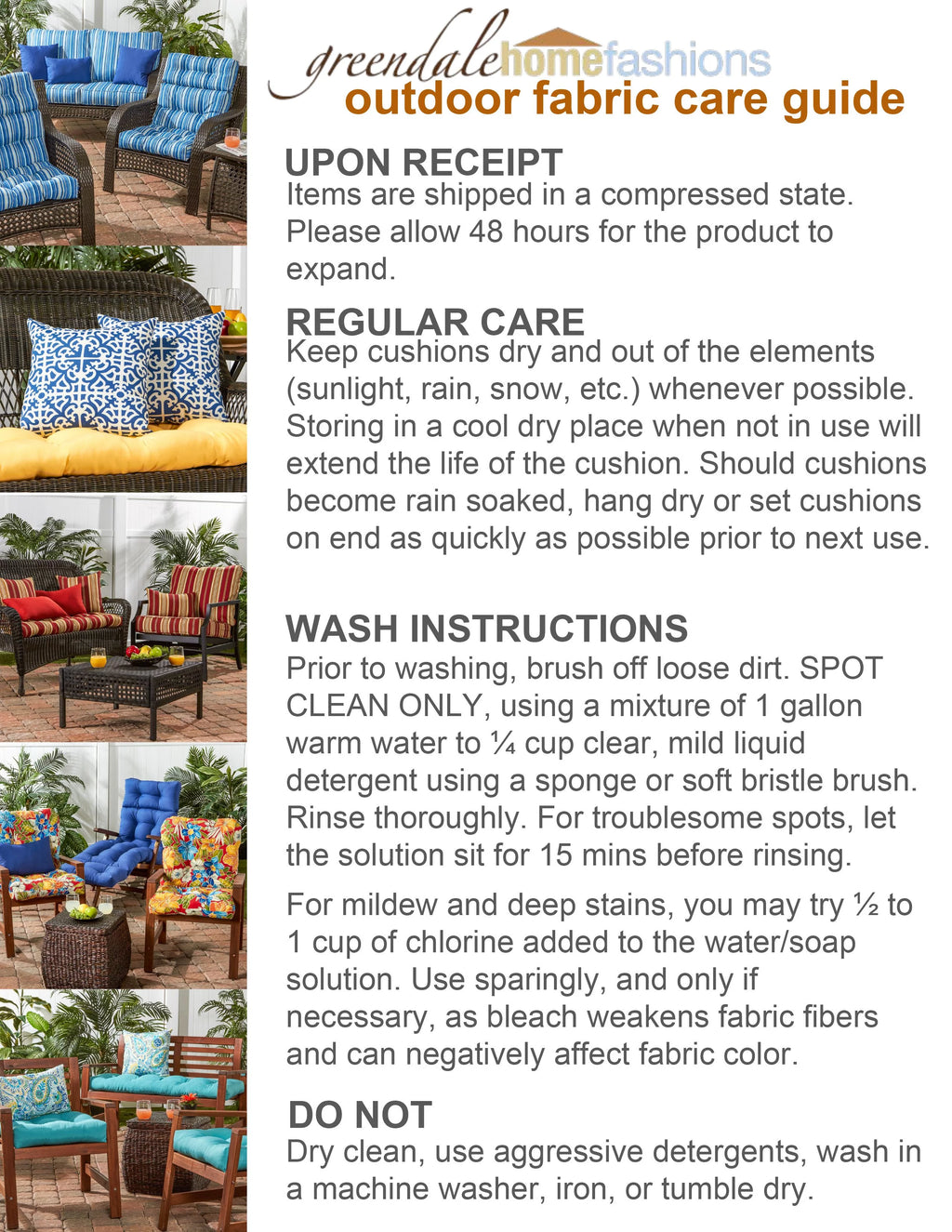 42 x 21 in. Outdoor Tufted Chair Cushion Set of 2 Y2708