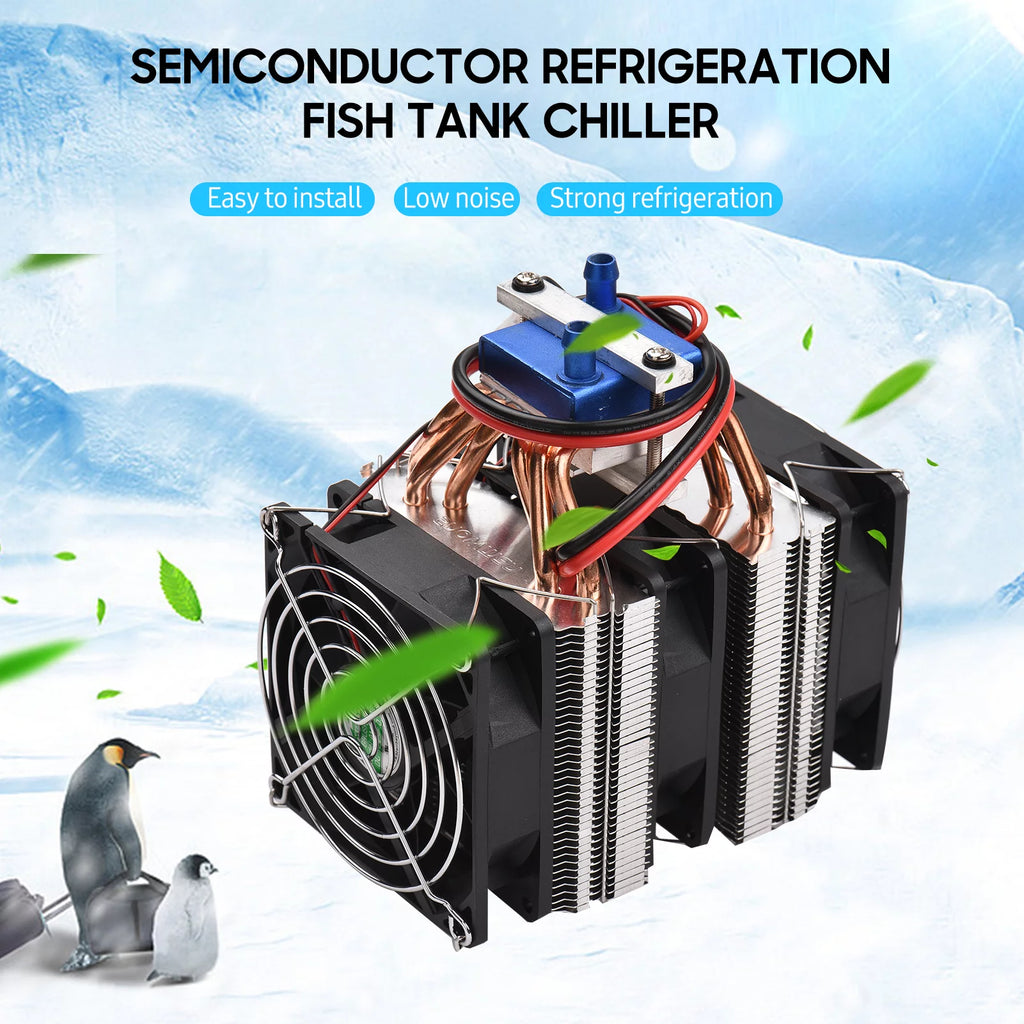 180W Semiconductor Refrigeration Aquarium Chiller for 40 Liters L324