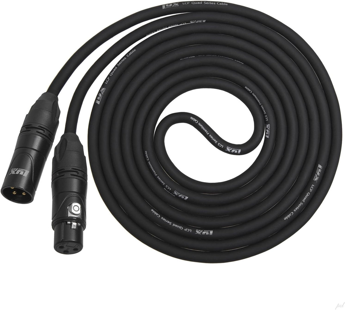 Black 100 ft XLR Microphone Cable R83250