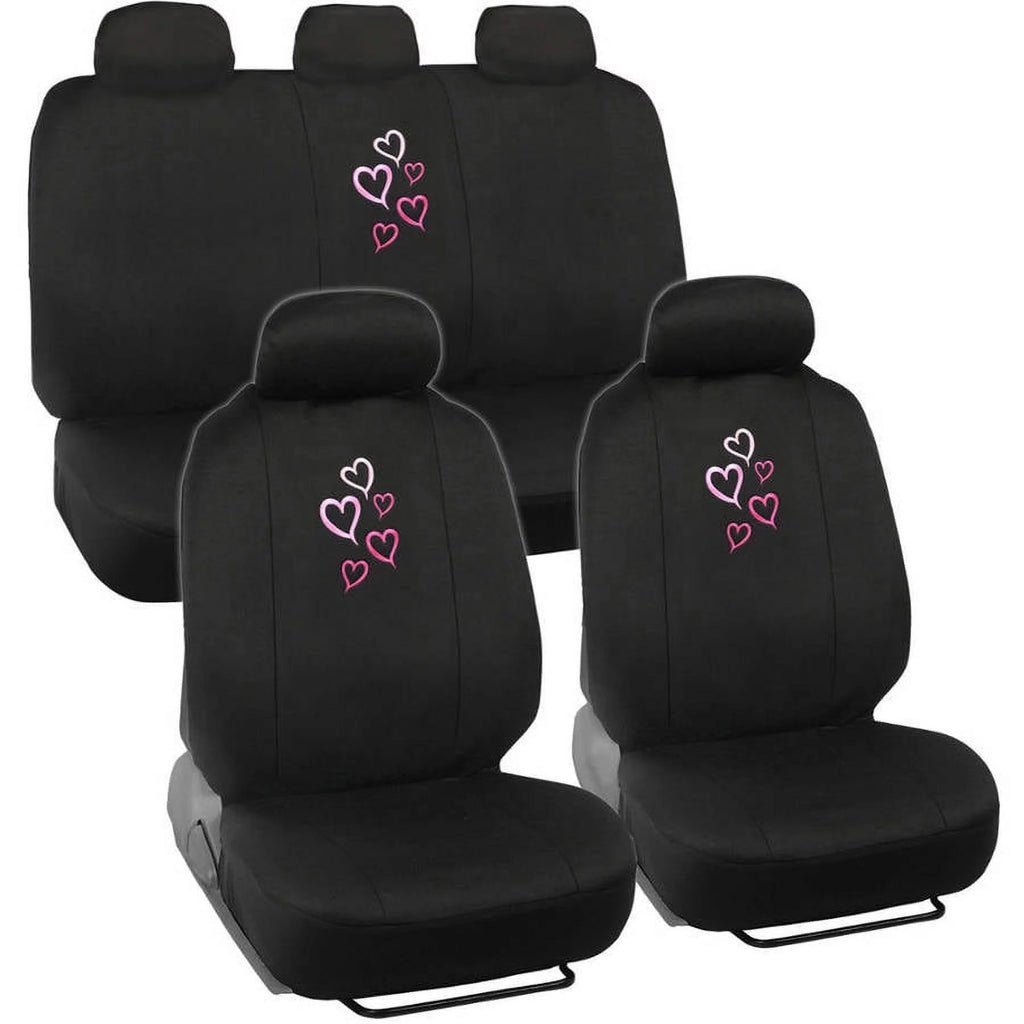 Pink 9pc Car Seat Covers I157