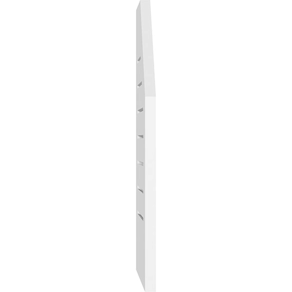 Octagonal Surface Mount PVC Gable Vent I18618