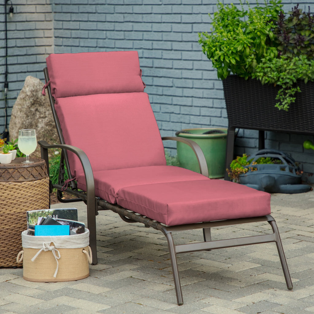 Navy Blue Stripe Chaise Lounge Cushion C660