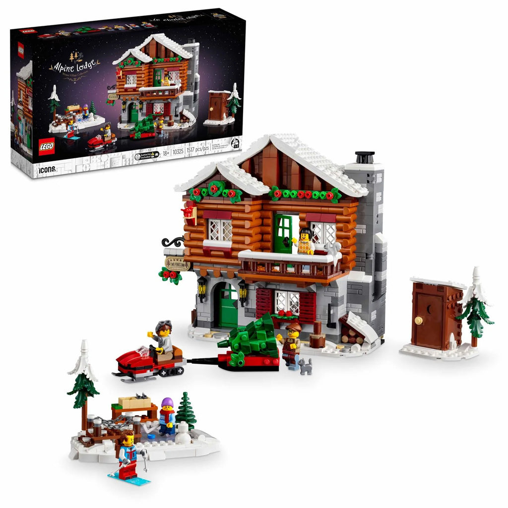LEGO Icons Alpine Lodge Model Building Kit W51459