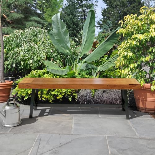 Outdoor Bench with Metal Legs C190