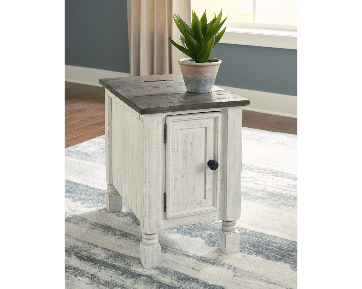 White/Gray Chairside End Table K740956