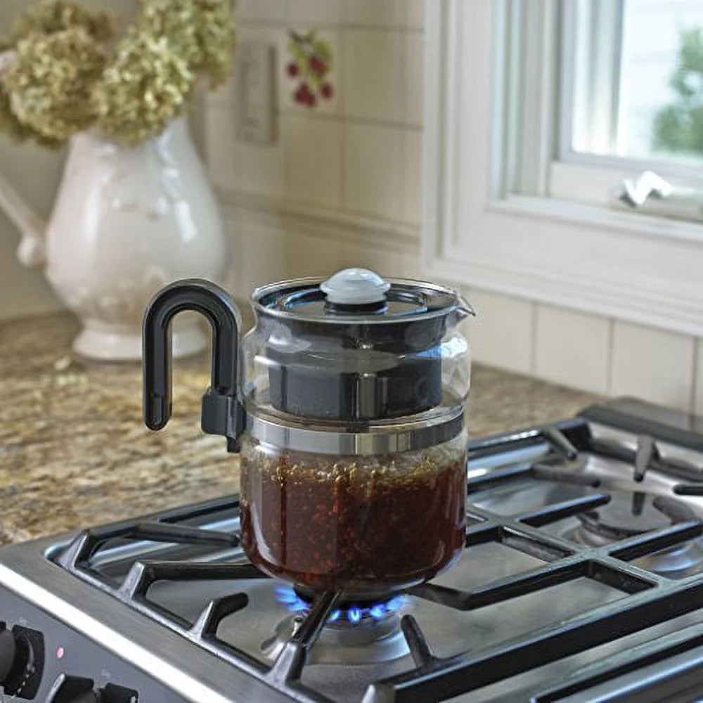 8 cup (40 oz) Glass Stovetop Coffee Pot K5841
