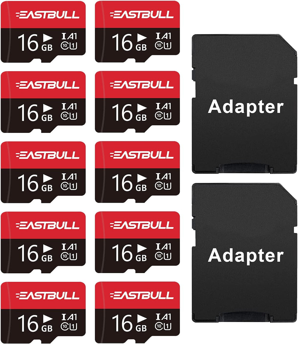 8GB 10-Pack Micro SD Cards UHS-I U1 Class 10 Q659067