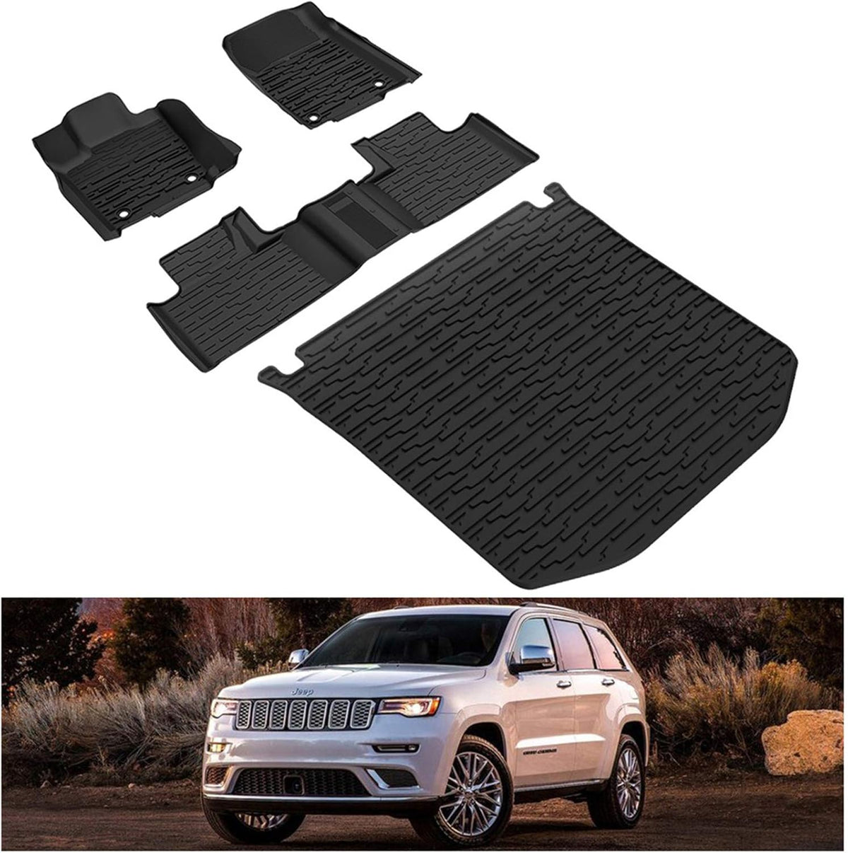 Black Rear Cargo Mat Liner, 1 Pcs D769108