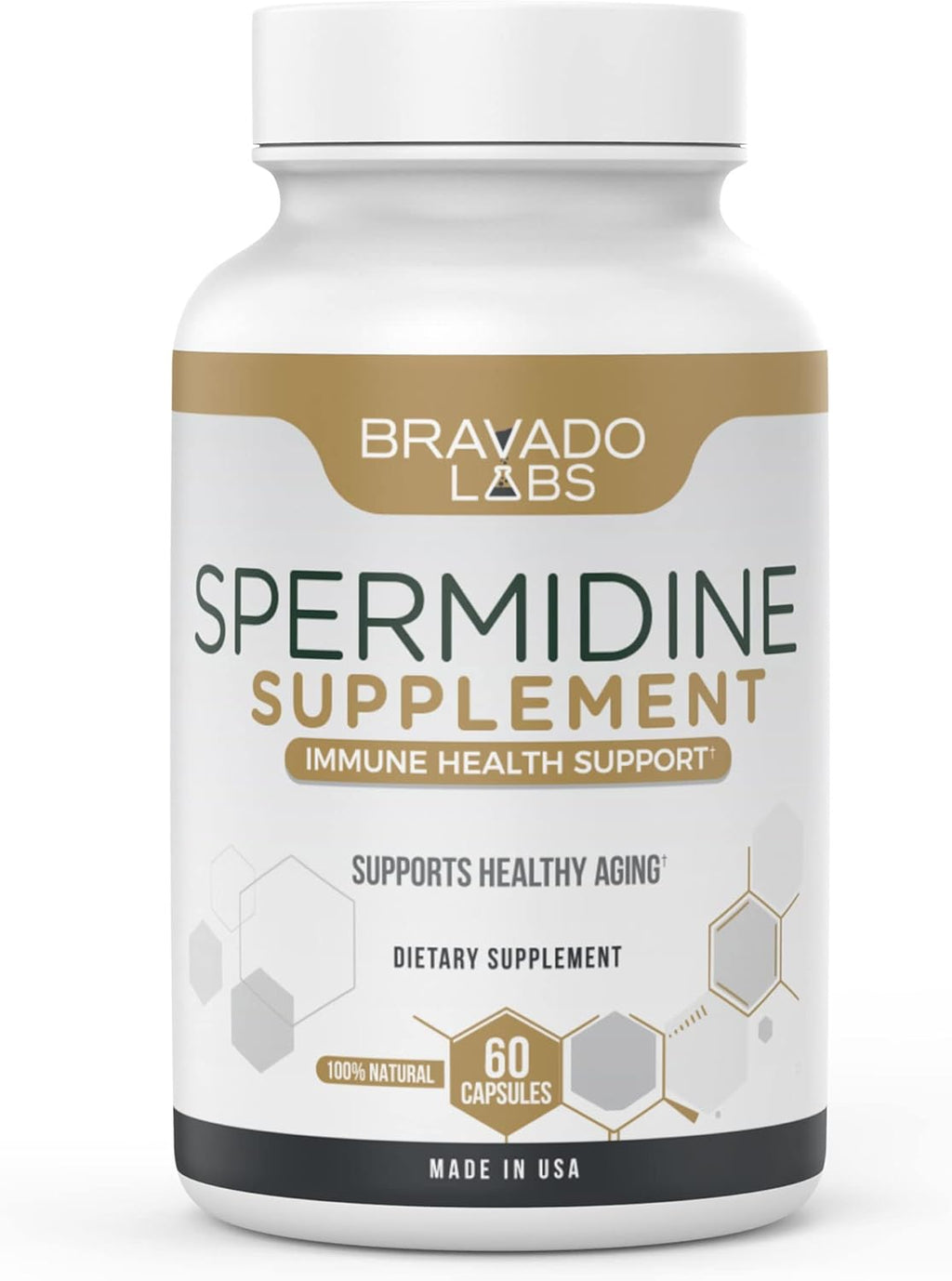 Spermidine Supplement - Wheat Germ Extract with Thiamine - 60 ct W910