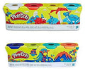 Play Doh Compound Bundle Classic Colors 4 Pack + Wild Colors 4 Pack R466278