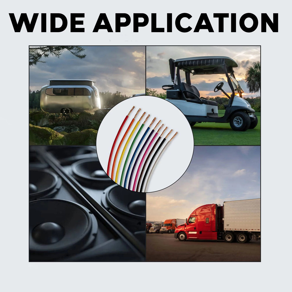 12 Gauge Automotive Primary Wire 3 Color Bundle Set L702456
