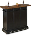 Black Bar with Wood Top G197