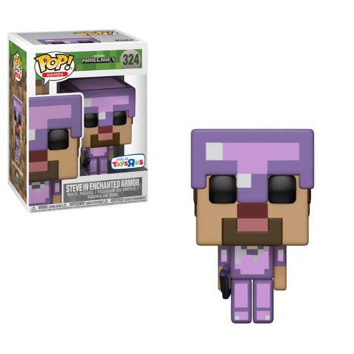 Minecraft Steve in Enchanted Armor Figure A4778