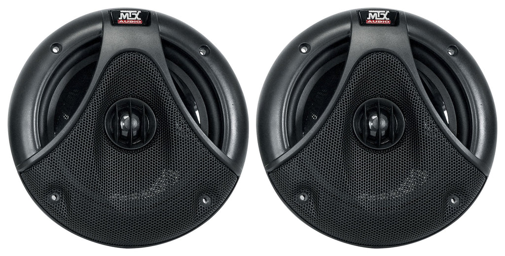 6.5" 150 Watt Silver Marine Boat Wakeboard Tower Speakers D518429