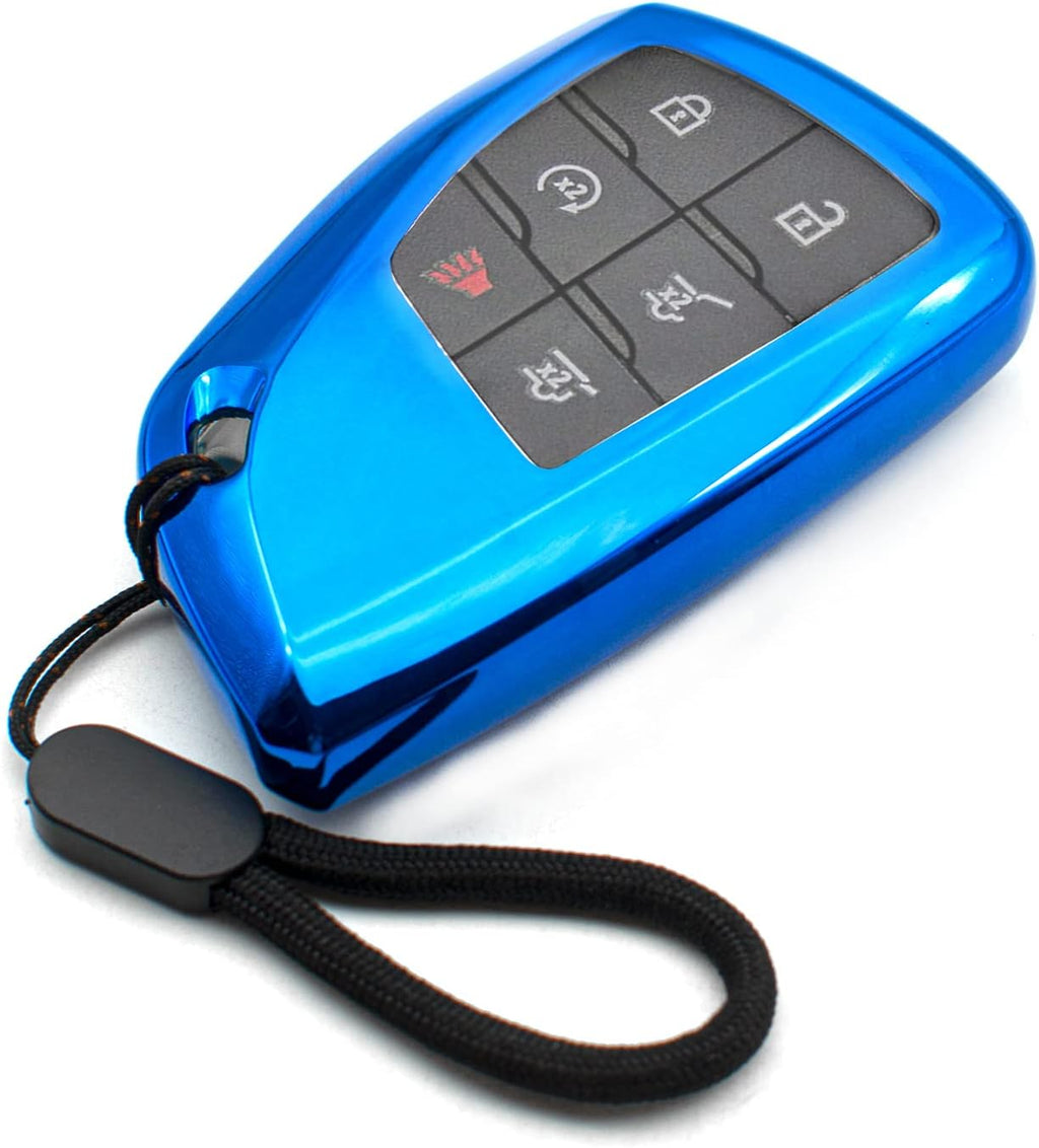 Blue TPU Key Fob Cover Case Pack of 2 Y5866
