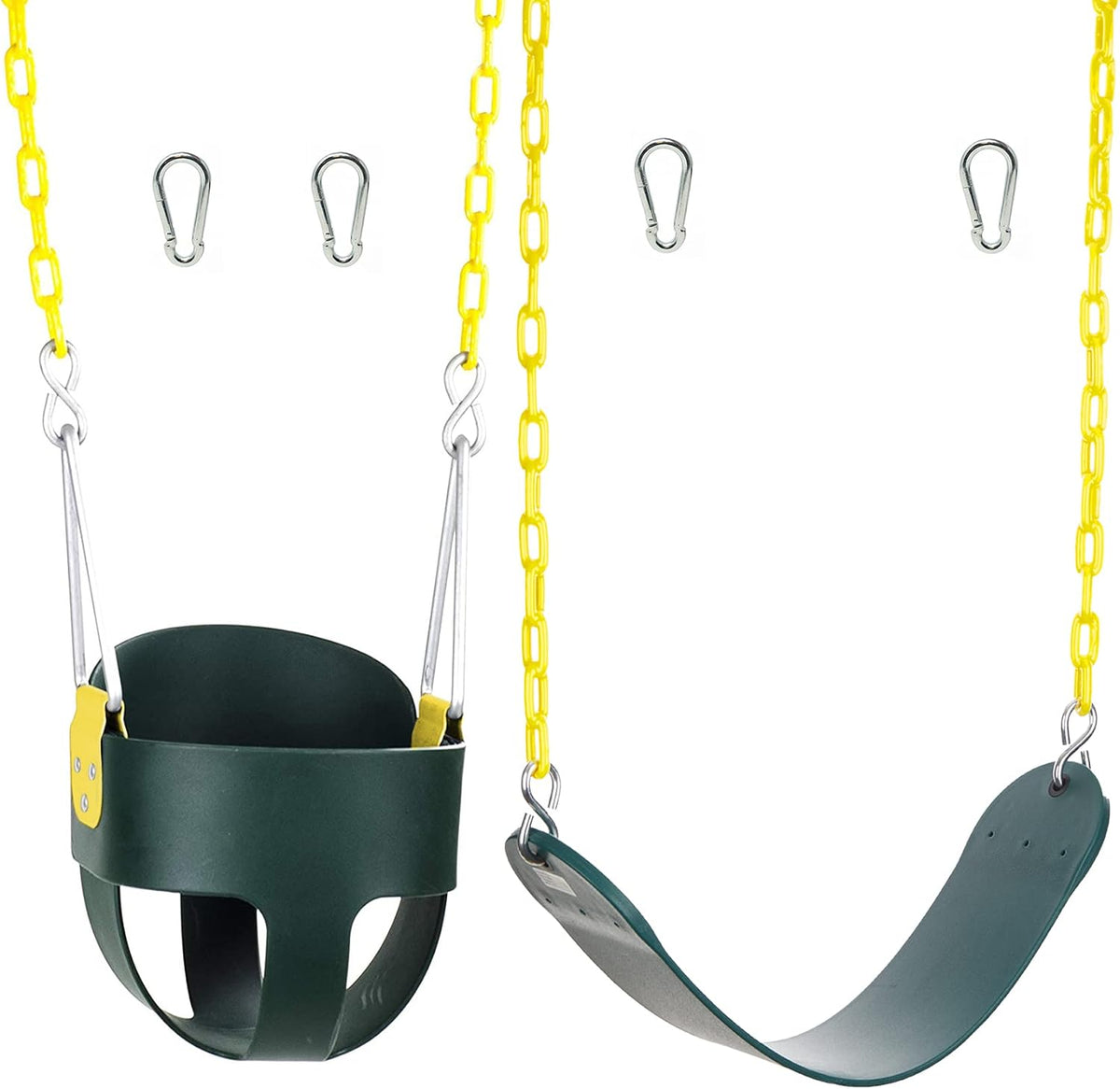 Green Full Bucket Swing Seat Pack of 2 I894272