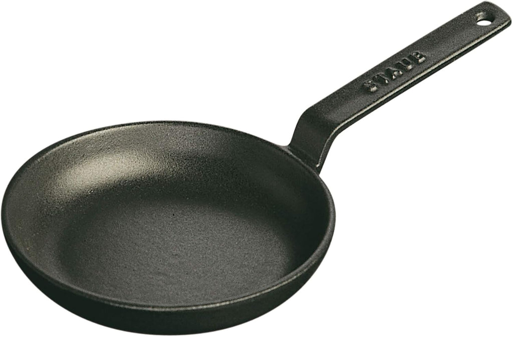 Matte Black Cast Iron Mini Frying Pan Z473100