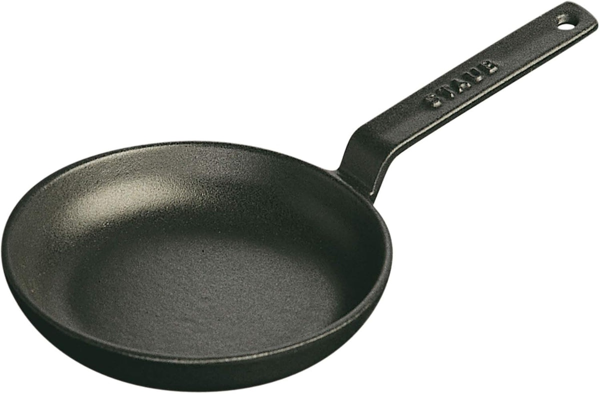 Matte Black Cast Iron Mini Frying Pan Z473100