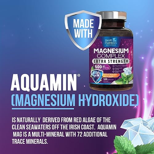 Magnesium Complex Supplement 500mg 120 Capsules U47253