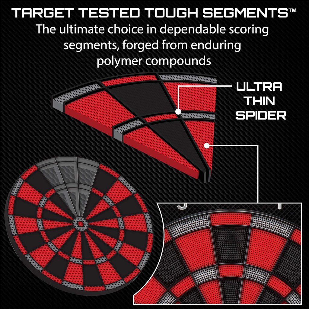Electronic Dartboard with Darts and Extra Tips F6041