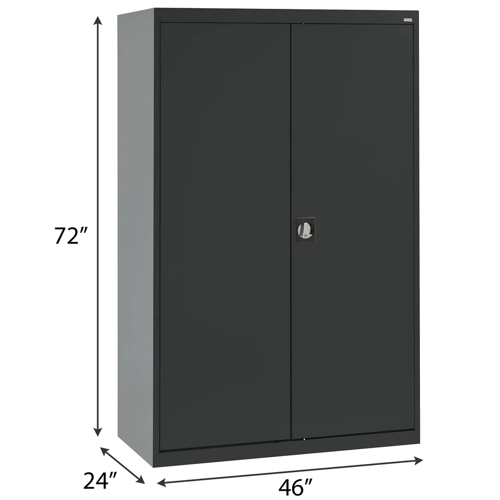 5-Shelf Steel Storage Cabinet with Recessed Handle G6861