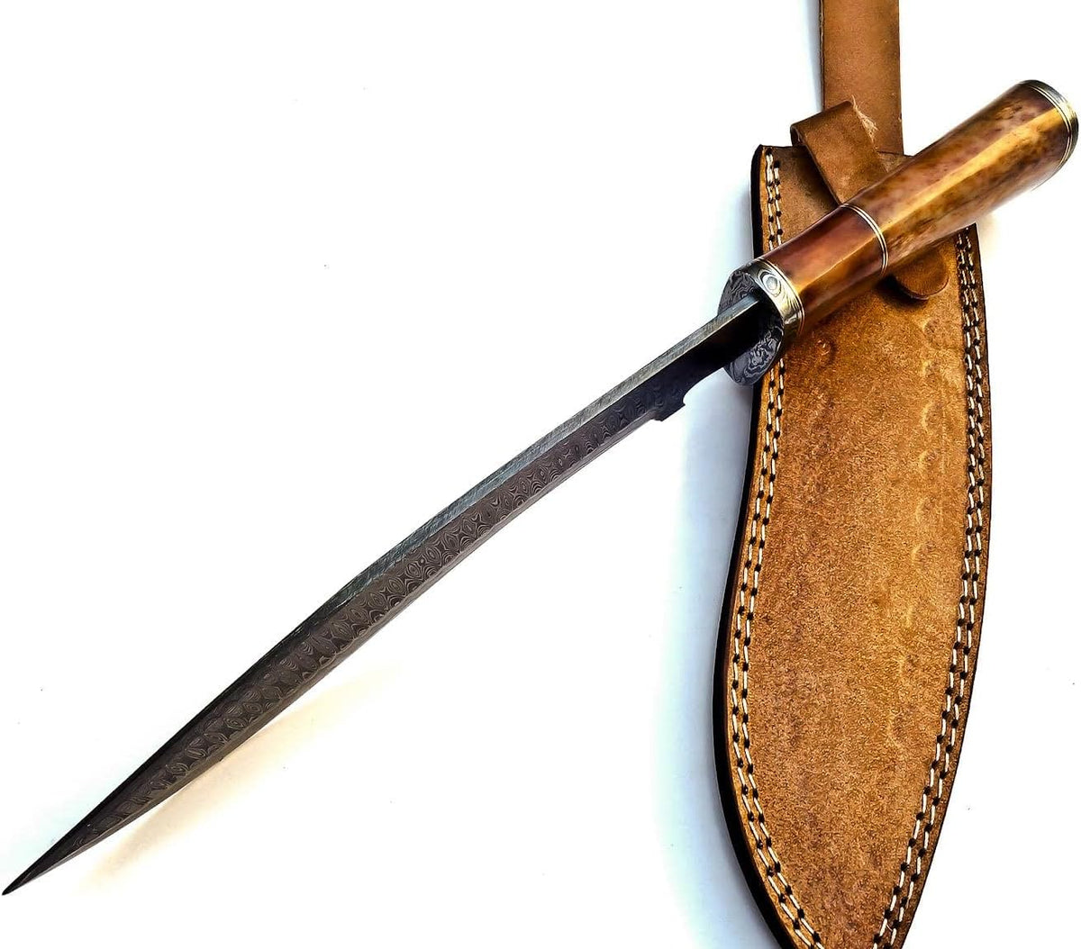 Handmade Damascus Steel 15 Inches Kukri Knife I670020