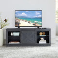 Sliding Barn Door TV Stand with Storage Cabinet T867933