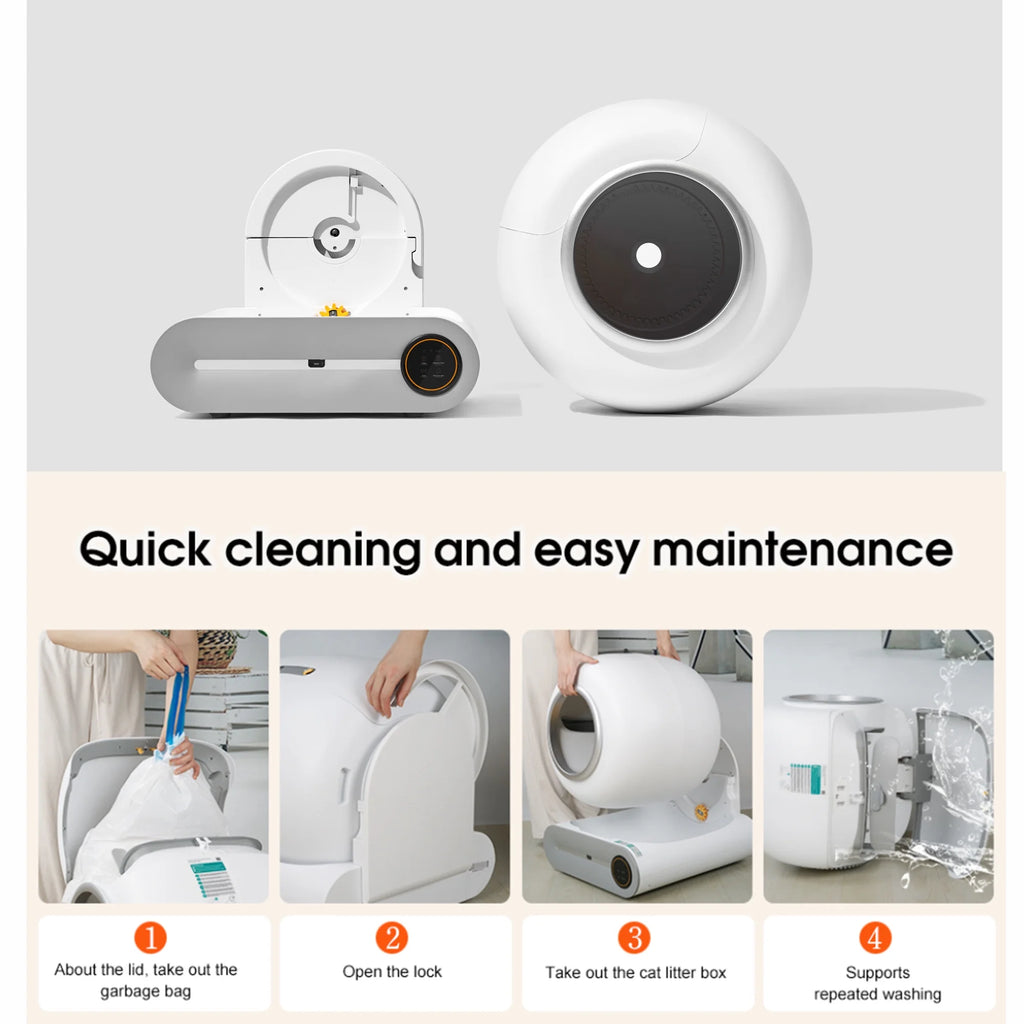 Automatic Self Cleaning Cat Litter Box with App Control X5600