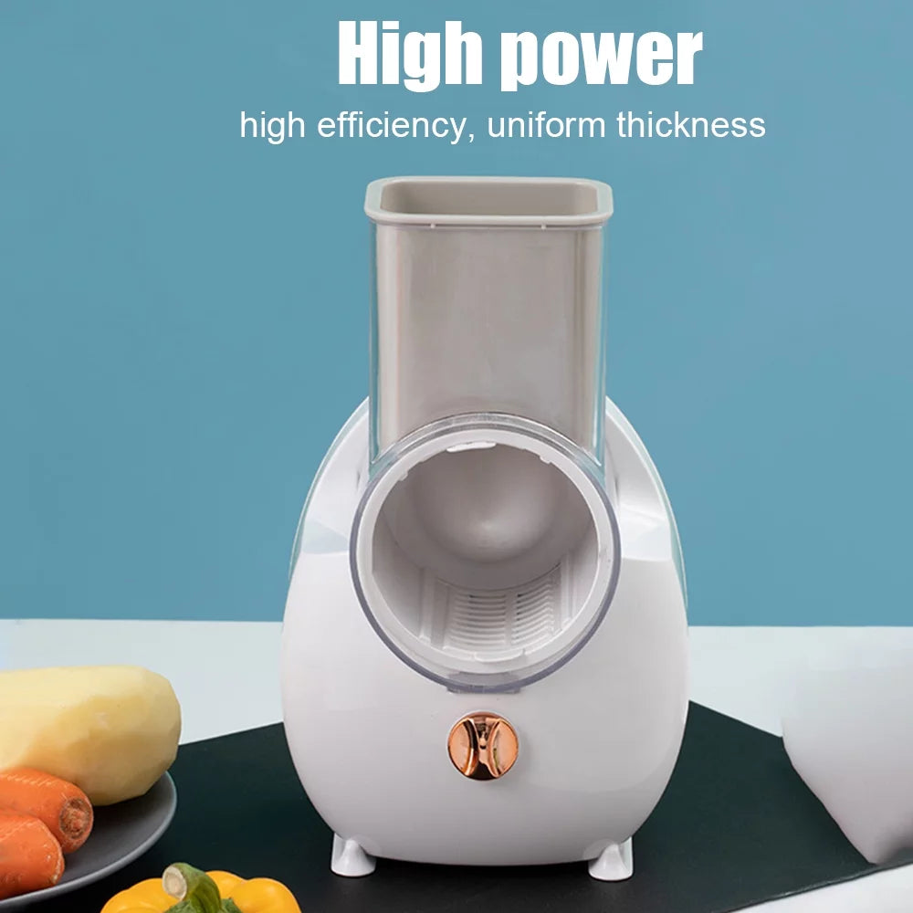 Electric Cheese Grater Shredder with 3 Attachments D819889